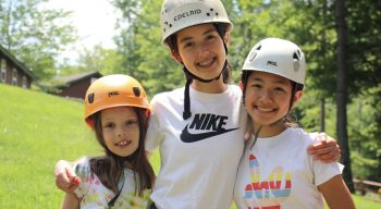 Kids choosing to go on the Outdoor Adventure Course at Camp Lindenmere Summer Camp